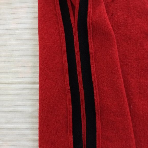 Red and Black Irish Wool Vest - Picture 3 of 6